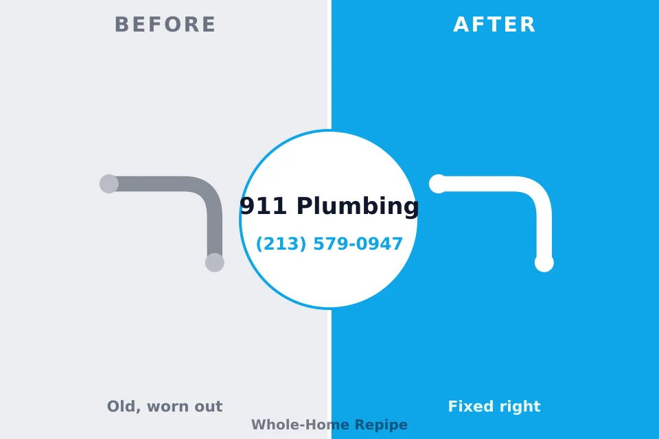 Before and after: plumbing company Stanton, KY